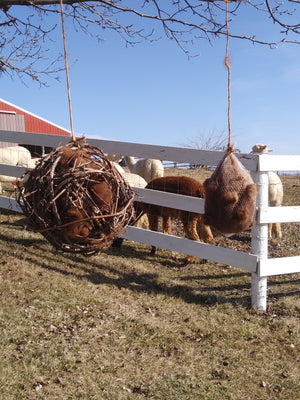 Alpaca Fiber Bird Nesting Bag