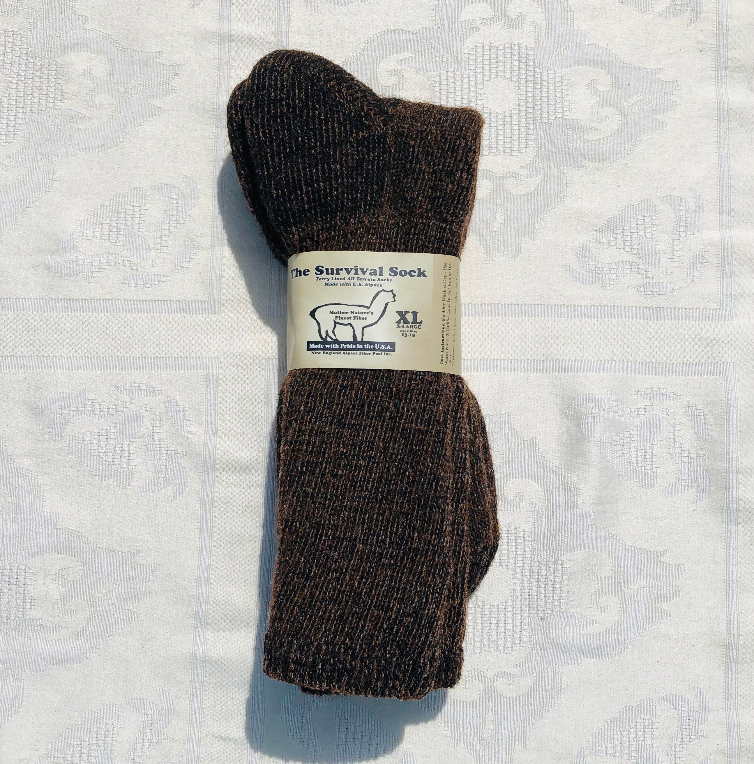 Alpaca Survival Socks - Heavy Thick Warm